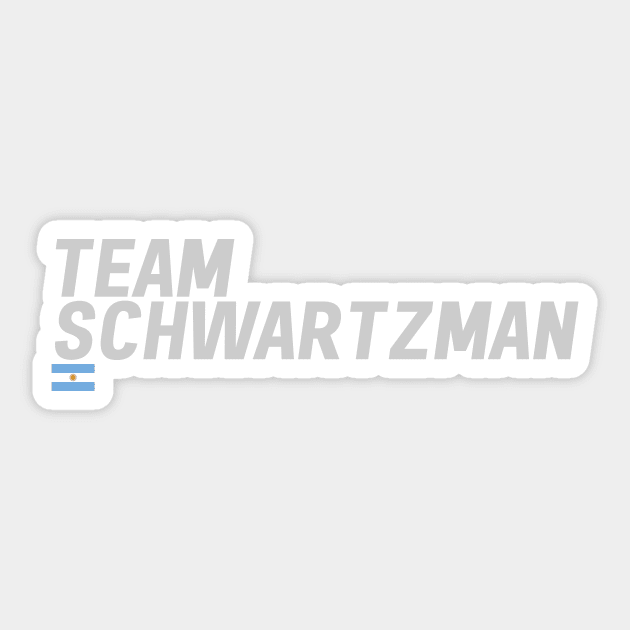 Team Diego Schwartzman Sticker by mapreduce